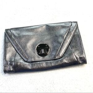 ELLIOTT LUCCA LEATHER CLUTCH BAG